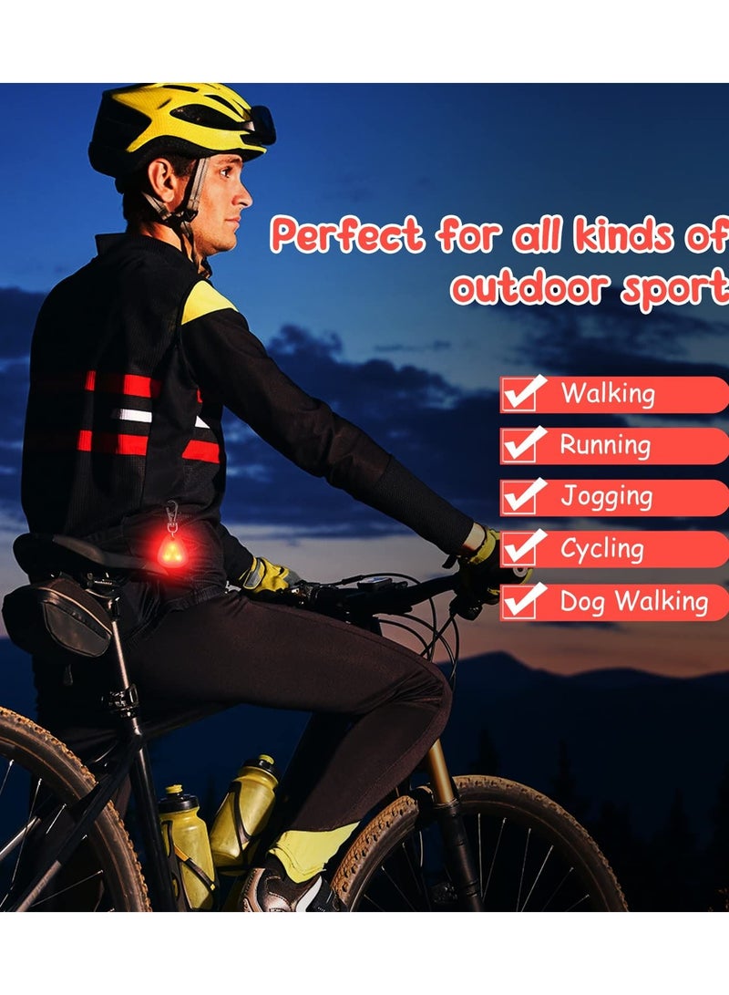 KASTWAVE 5 Pcs Clip on Dog Collar Silicone LED Dog Collar,5 Colors, Dog Tag Light Dog Collar Light Waterproof Safety Night Walking Lights for Camping Dog with Battery Included - Image 4