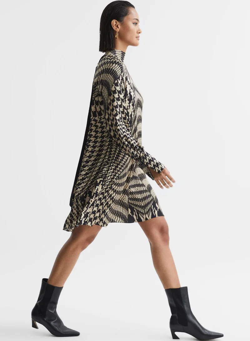 REISS Abstract Print Dress