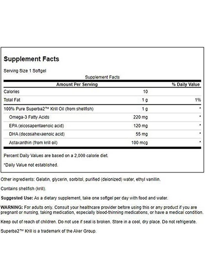 Swanson EFA Krill Oil-MAX STR 1 G 30 SGELS - Image 2