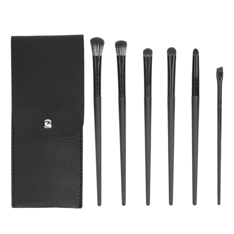 6pcs Eye Shadow Brushes Soft Fluffy Hair Easy Coloring Comfortable Grip Detail Makeup Brush Kit for Eyes - Image 1