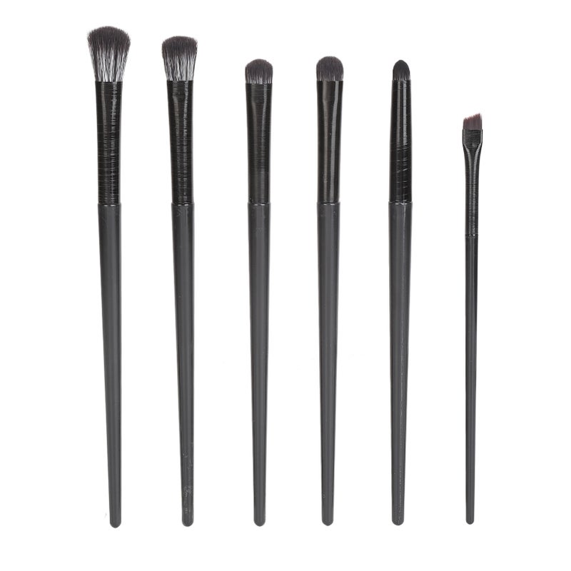 6pcs Eye Shadow Brushes Soft Fluffy Hair Easy Coloring Comfortable Grip Detail Makeup Brush Kit for Eyes - Image 2