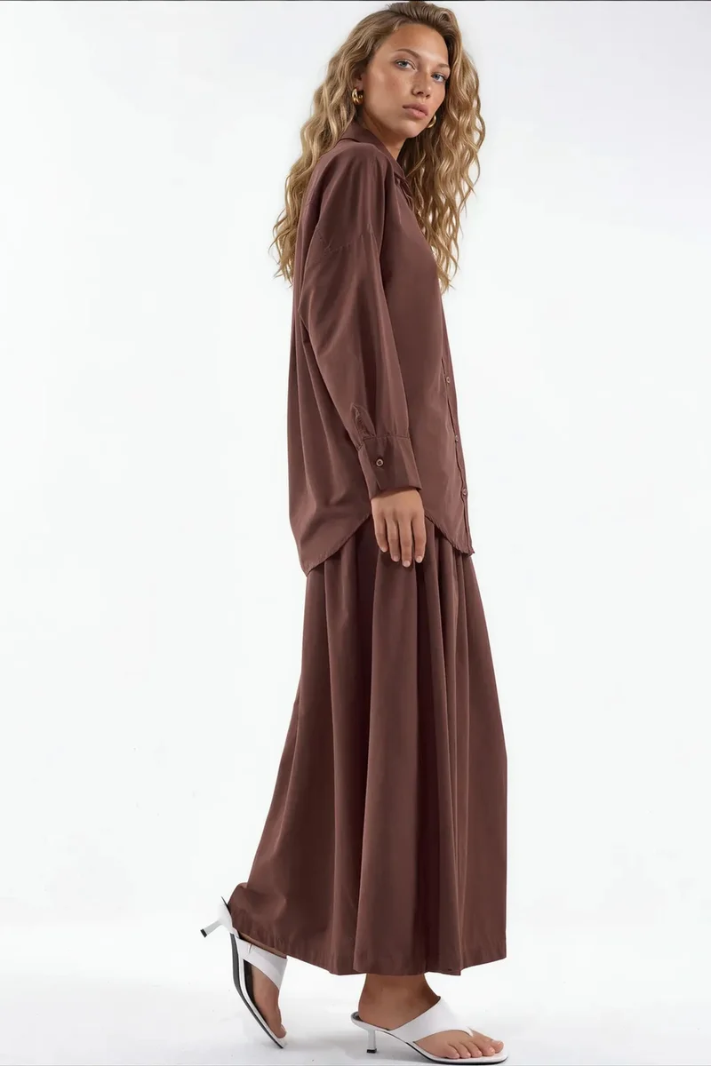جينيفر Cotton Viscose Linen Two-Piece Coord
