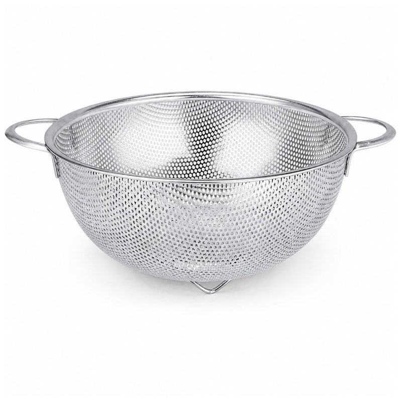 TooWoom 3Quart Colander for Kitchen Stainless Steel Colander with Base Pasta Strainer with Handle Food Strainer for Spaghetti Vegetables Fruit - Image 2