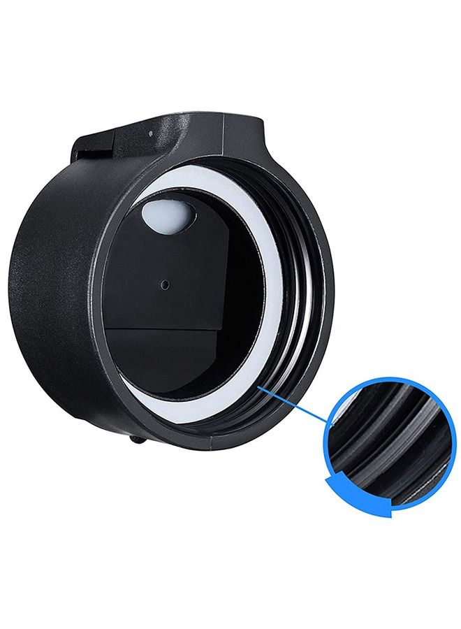 Taiahiro Stainless Steel Water Bottle (Cold for 48 Hrs, Hot for 24 Hrs)Vacuum Insulated Water Bottle with Straw Lid and Flex Cap (Double Wall, Wide Mouth, BPA Free, Leak Proof, Sweat Free) - Image 4