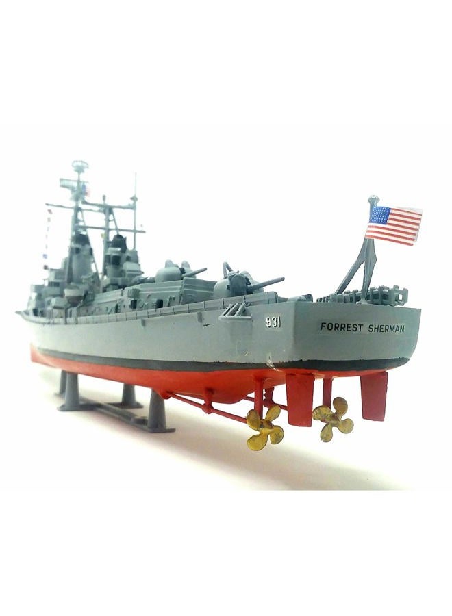 Atlantis USS Forrest Sherman Destroyer Plastic Model Kit 1/320 Made in The USA - Image 4