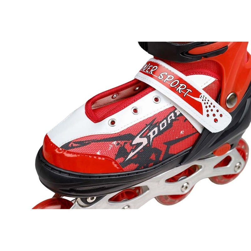 Sports Skate Shoes Medium Size (35-38) - Red - 4002M - Image 4