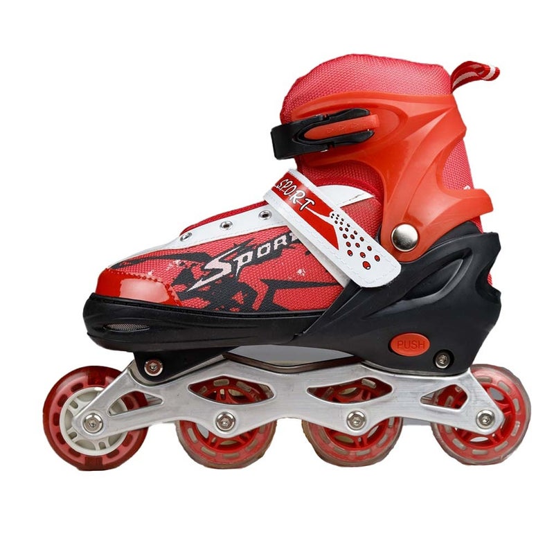 Sports Skate Shoes Medium Size (35-38) - Red - 4002M - Image 3