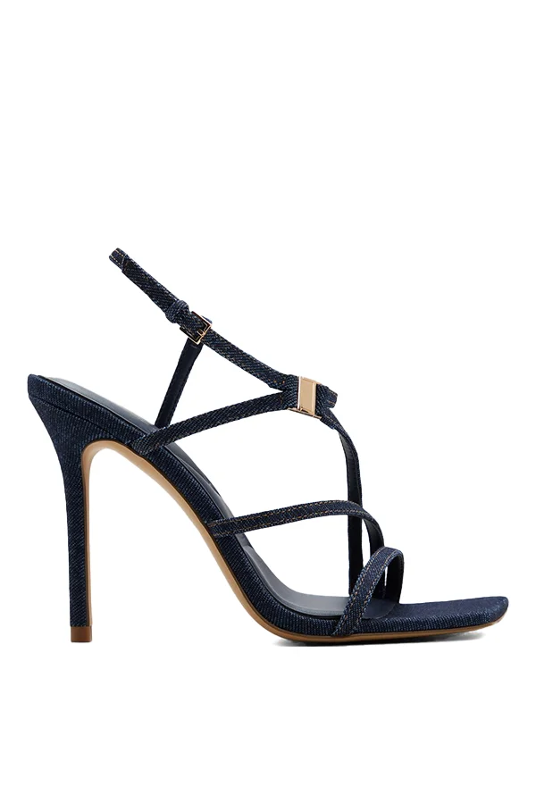 Maakie Ladies Blue Heeled Sandals