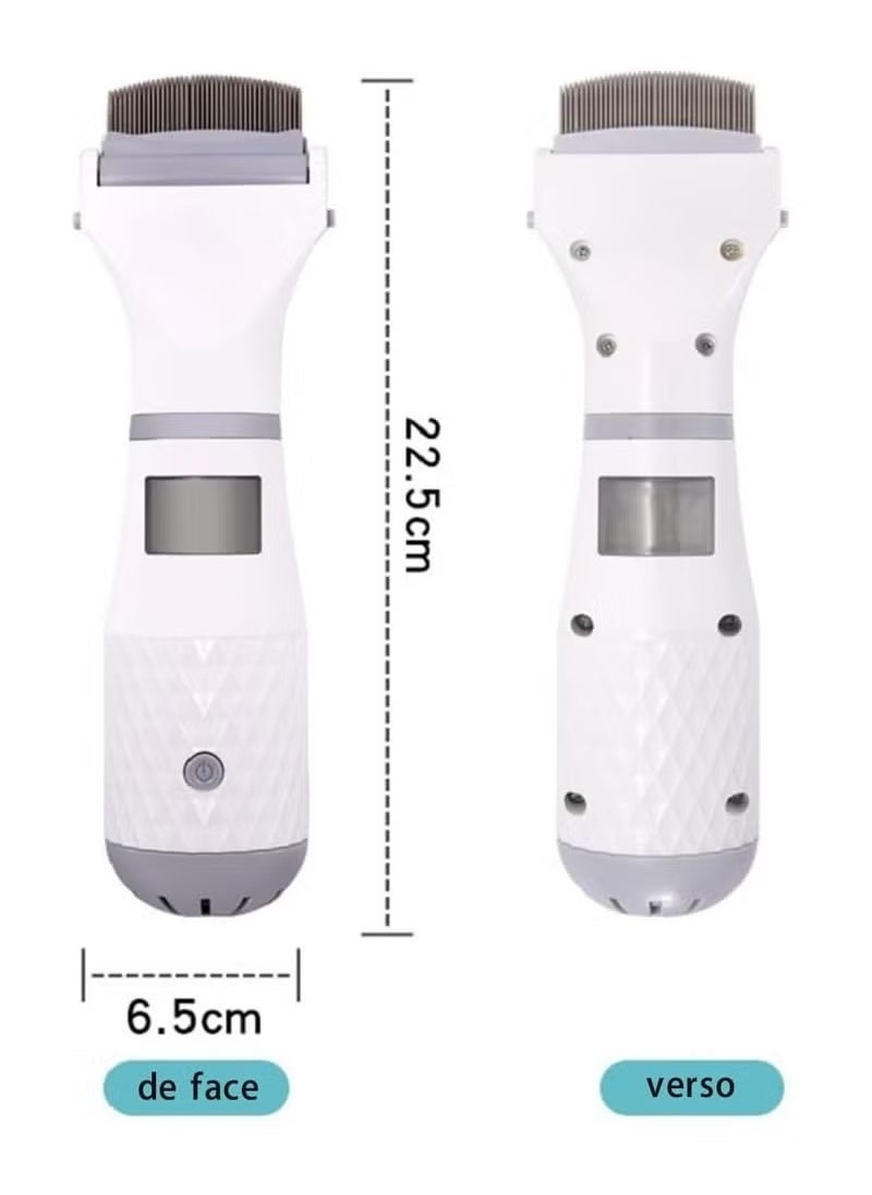 SYOSI - Electric Anti-Lice Comb - Ergonomic, Safe & Effective Lice Removal for Children & Pets - Professional Hair Filter Tool with Enhanced Features - Image 1