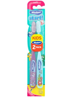 WISDOM Multicolour Start Soft Toothbrush 