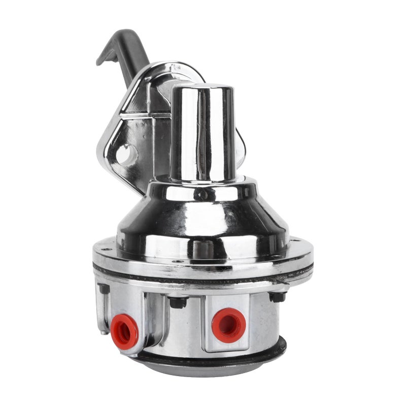 Mechanical Fuel Pump Double Valve Chrome Plated Replacement for FORD SMALL BLOCK WINDSOR V8 221‑351 - Image 3