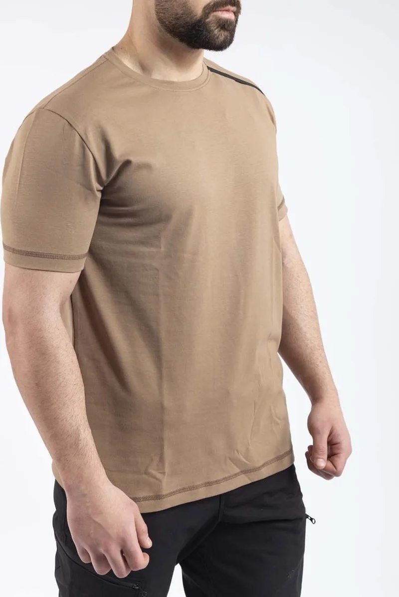 فاف وير Zero Collar, Short Sleeve, Underarm Mesh, Glasses Strap T-shirt (Basetı-03)