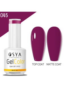 OSYA gel Nail Polish Collection Soak Off UV&LED CANNI OUTPUT Gel polish 15ml (045)  - Image 1