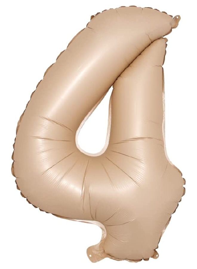 ذا بارتي بوبير 40 بوصة بالون رقم الكراميل 4