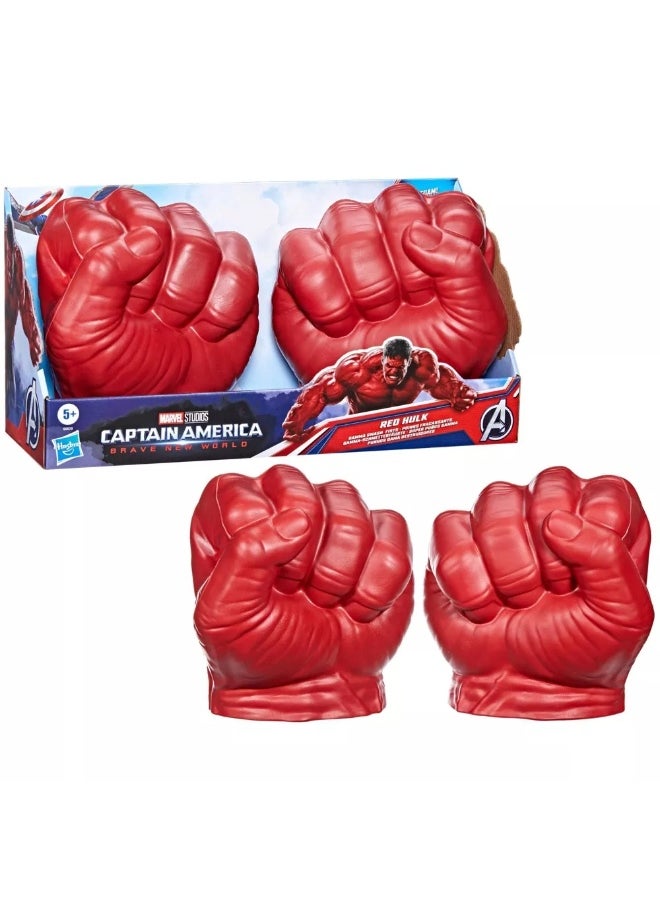 MARVEL Marvel Captain America: Brave New World Red Hulk Gamma Smash Fists (Pack of 2)  - Image 2