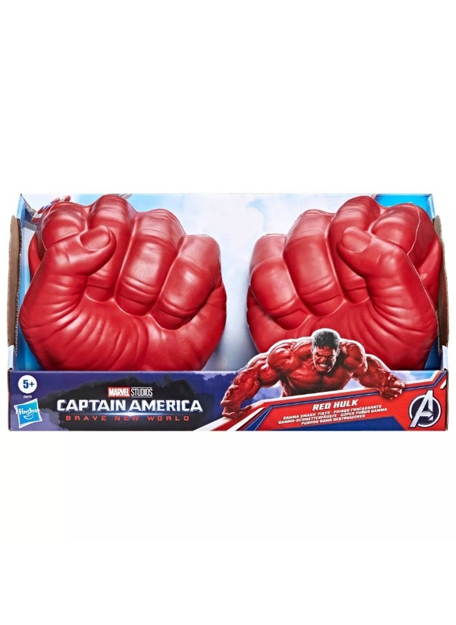 MARVEL Marvel Captain America: Brave New World Red Hulk Gamma Smash Fists (Pack of 2)  - Image 3