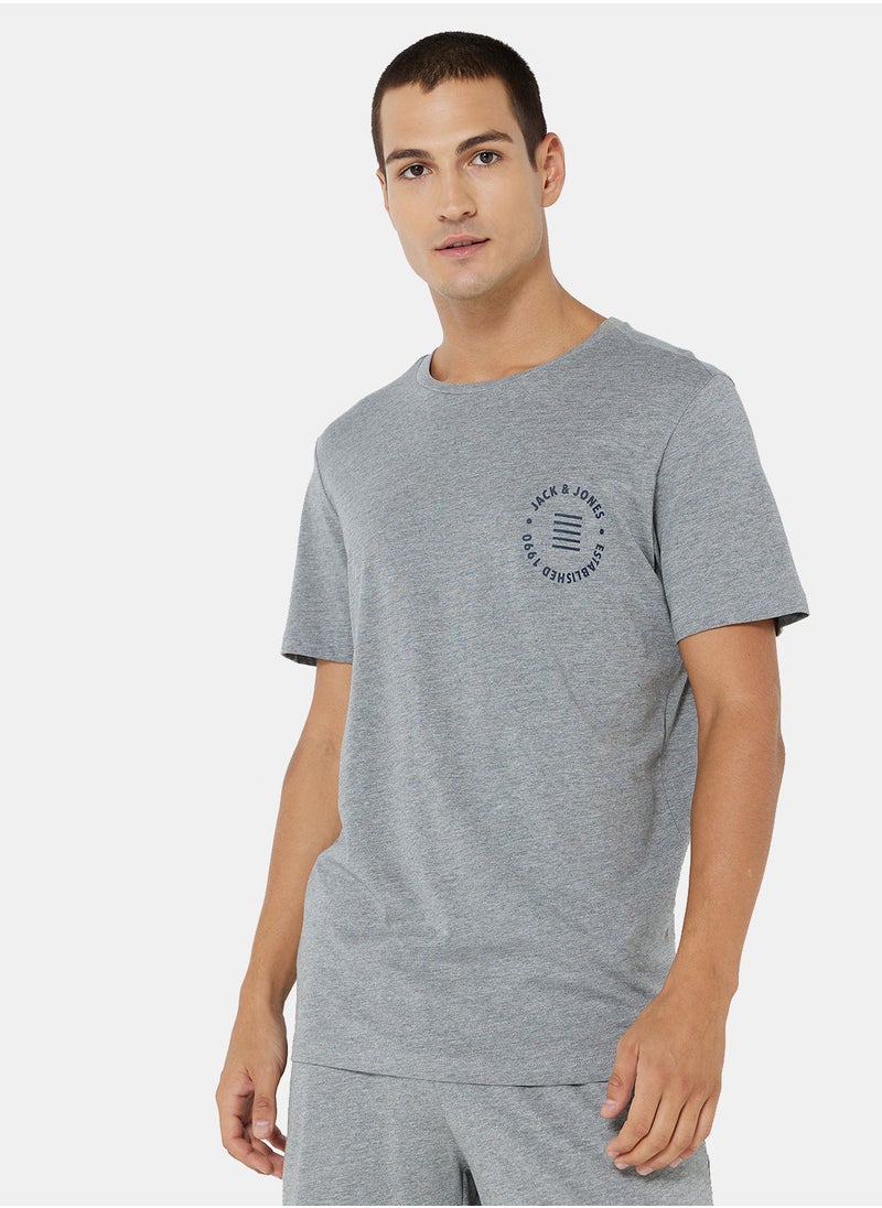 JACK & JONES - Basic Loungewear T-Short and Shorts Set - Image 1