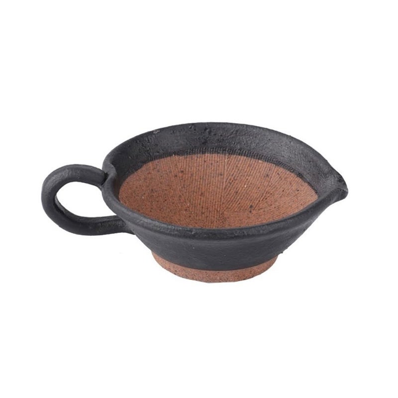 Kitchen Muddler Vintage Mortar and Pestle Ceramic and Set Spice Herb Grinder Kitchen Mixing and Grinding Bowl Pill Crusher Spice Grinder(Brown) - Image 1