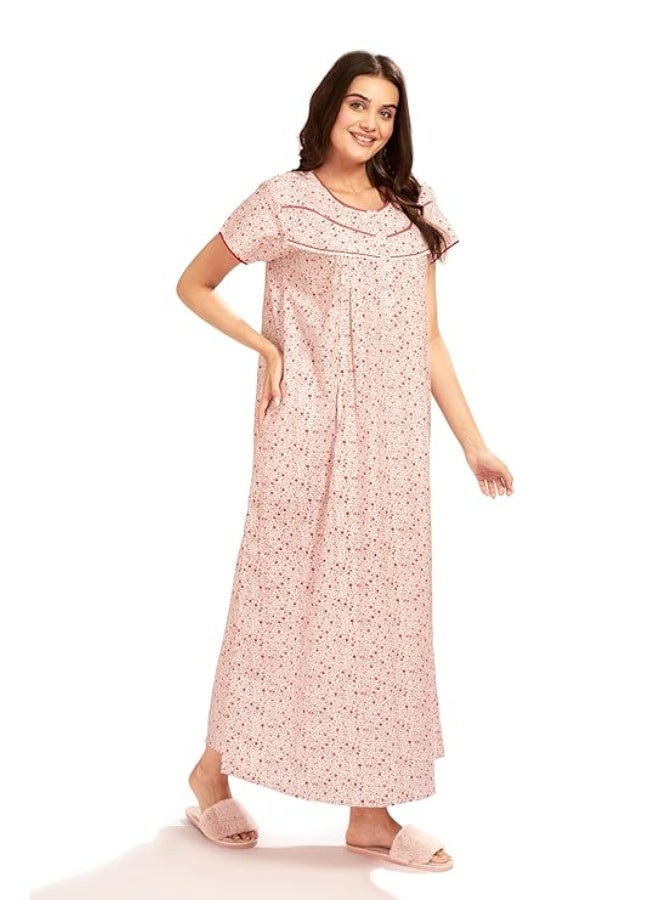 AV2 Store AV2 Women Printed Feeding/Nursing/Maternity Nighty - Image 3