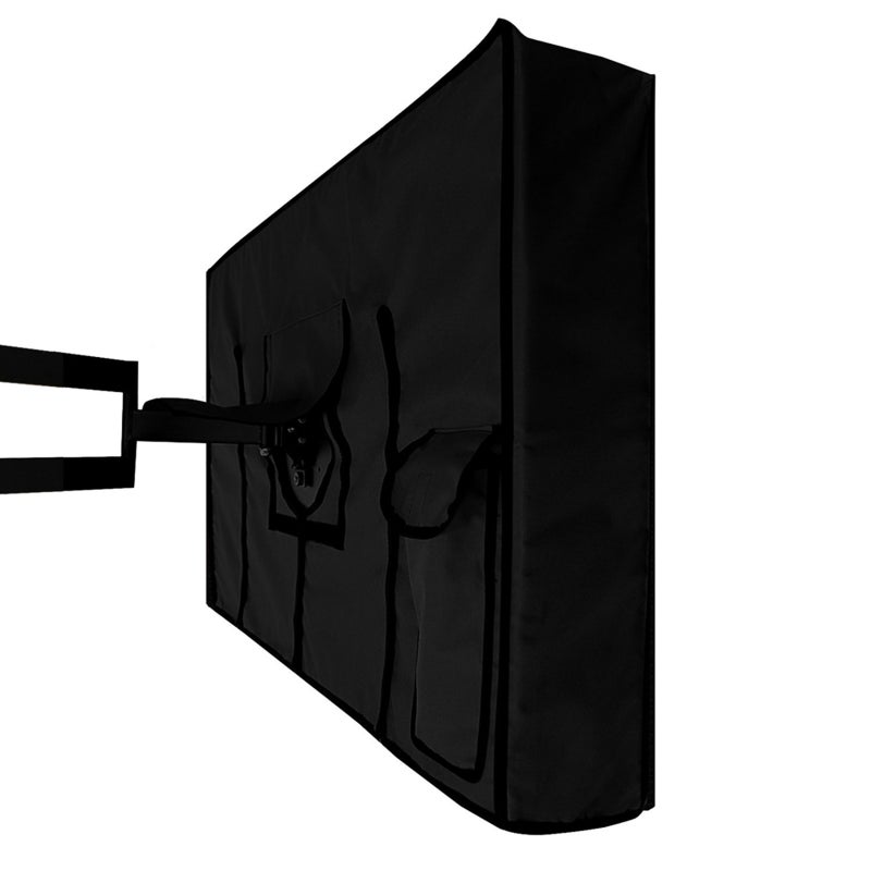Outdoor Tv Cover: 36"-38" 500*300D High Density Polyester With Pvc Coating Television Protector - Waterproof Sun Snow Resistant Tv Cover For Outdoor Patio, Deck And Backyard Use - Image 1