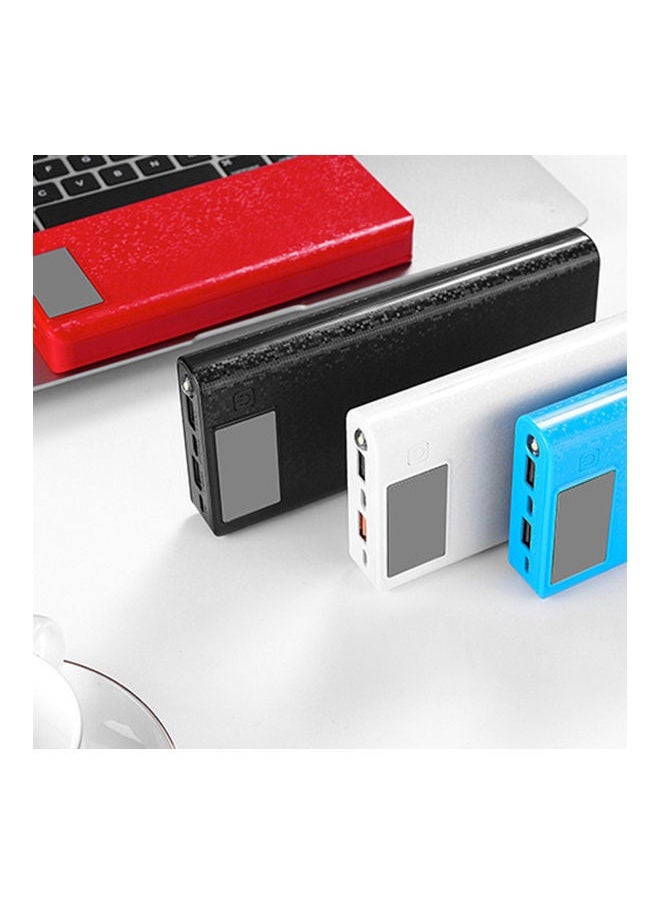Generic - Battery Charger USB Type-C LCD Display DIY Mobile Power Bank Case Blue - Image 1