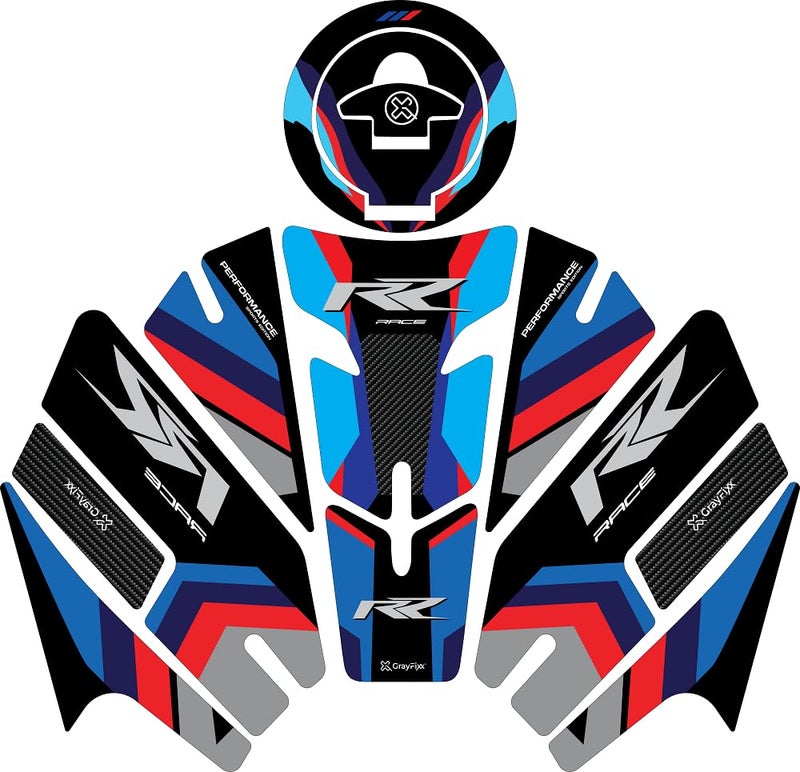 Grayfixx Full Tank Sticker for R15 V4 | R15 V4 Sticker, Pack of 1 - Image 3