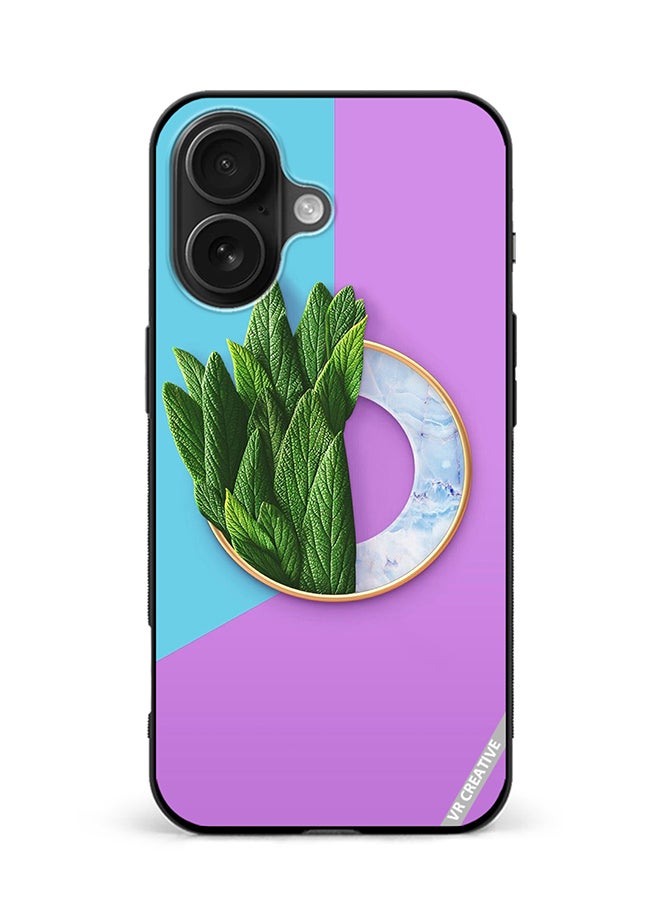 Protective Case Cover For Apple iPhone 16 Plus Flower Design Multicolour