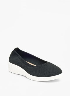 Le Confort Women Textured Slip-On Shoes with Wedge Heel  - Image 1