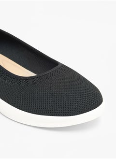 Le Confort Women Textured Slip-On Shoes with Wedge Heel  - Image 4