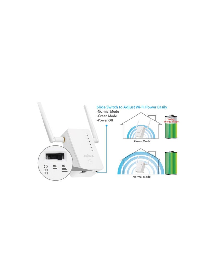 AC1200 Dual-Band Home Roaming Wi-Fi Upgrade Extender