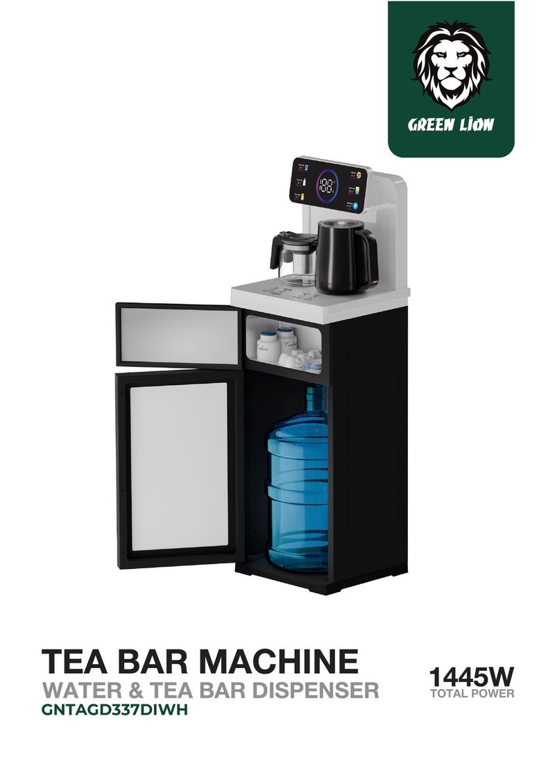 جرين ليون جهاز توزيع المياه الذكي، آلة بار الشاي، شاشة تعمل باللمس، تحكم عن بُعد، غلاية من الفولاذ المقاوم للصدأ، جهاز مياه ساخنة وباردة تحميل من الأسفل، غليان سريع للاستخدام المنزلي والتجاري - Image 1