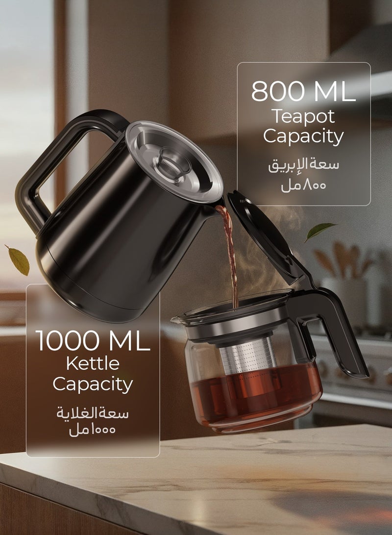 جرين ليون جهاز توزيع المياه الذكي، آلة بار الشاي، شاشة تعمل باللمس، تحكم عن بُعد، غلاية من الفولاذ المقاوم للصدأ، جهاز مياه ساخنة وباردة تحميل من الأسفل، غليان سريع للاستخدام المنزلي والتجاري - Image 5