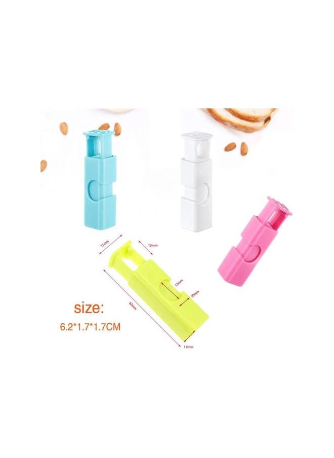 Generic - PULABO 1 Pack of 4 Pieces Food Sealing Clips, Bread Bag Clips Superior Locking Type Bag Clip, Pocket Sealing Clamp for Food, Bread Bag Popular - Image 1