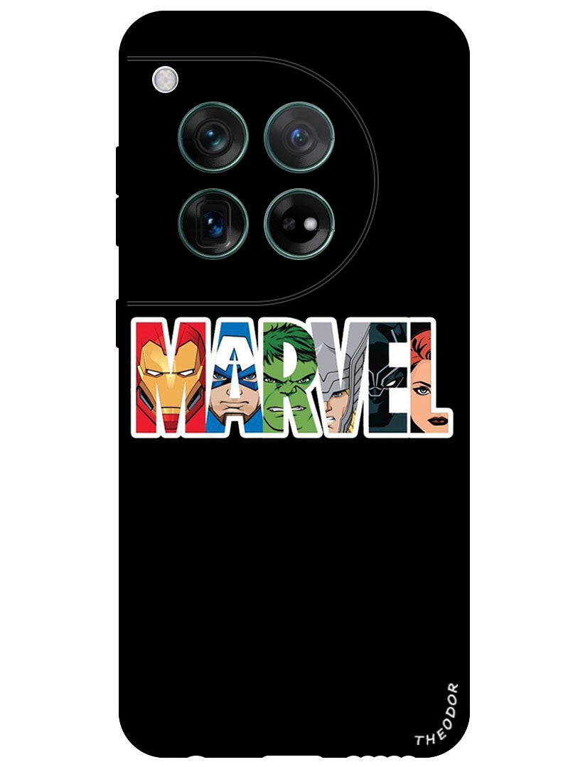 Theodor Protective Case Anti Scratch Shock Proof Bumper Cover For OnePlus 12 Marvel Charecters - Image 1
