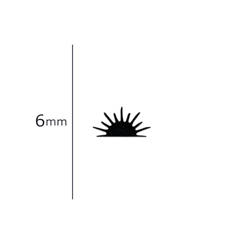 Comet Busters Traditional Sun Design Black Bindi (BIN1035)(6mm) - Image 3