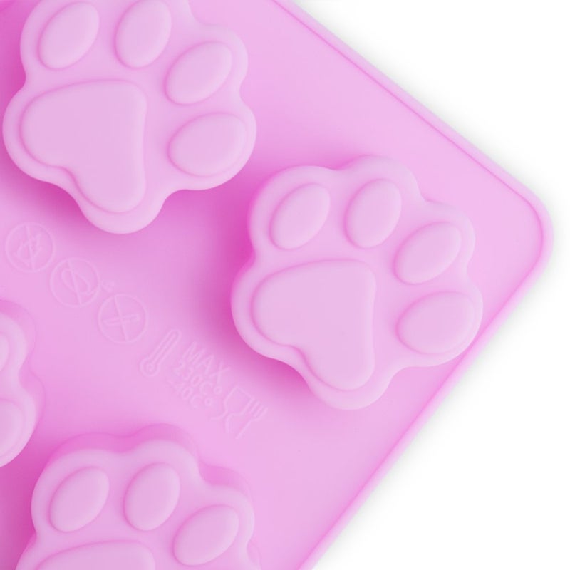 homEdge Puppy Dog Paw and Bone Silicone Molds, Non-Stick Food Grade Silicone Molds for Chocolate, Candy, Jelly, Ice Cube, Dog Treats (Puppy Paw Bone Set of 4PCS) - Image 4