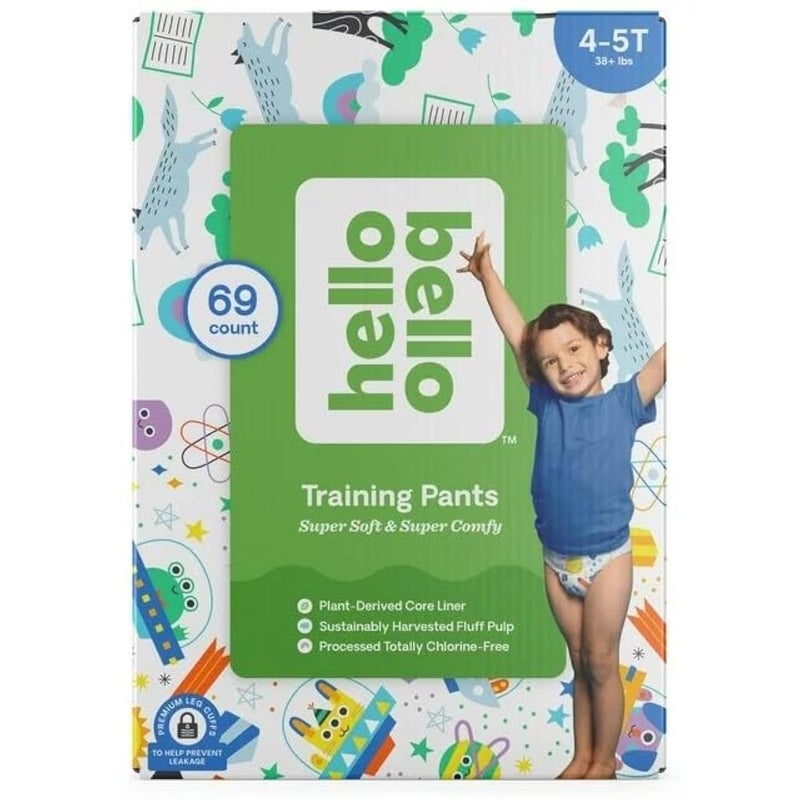 Hello Bello Training Pants 4T-5T, Bedtime Stories and Space Travelers, 69ct Box - Image 1