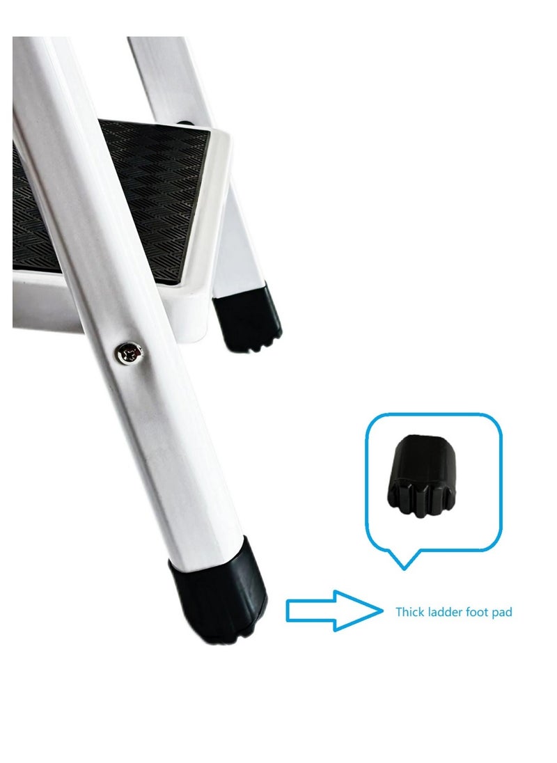 General - 6 Steps Ladder，Foldable ladder 6 Steps，Home Ladder 6 Step（White） - Image 1