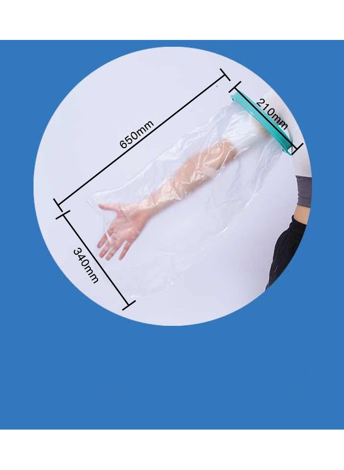 Generic PICC Line Arm Sleeve Protector For Bath Adult Large Waterproof Arm Cast Cover Comfortable Shower Bag For Broken Wound Elbow Reusable Bandage Cover Dressing Protector