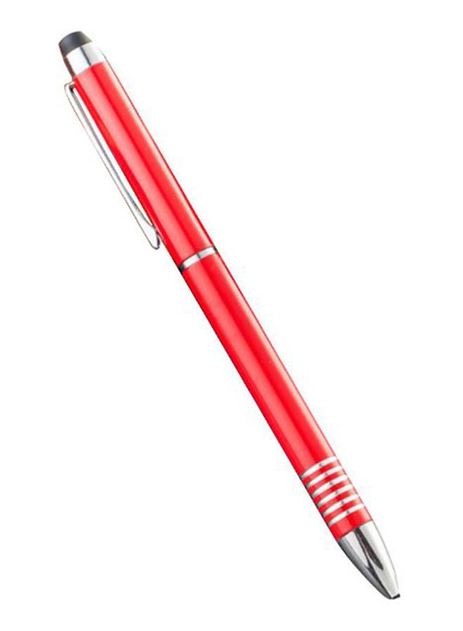 NIBEMINENT Universal Touchscreen Ballpoint Stylus Pen Red/Silver