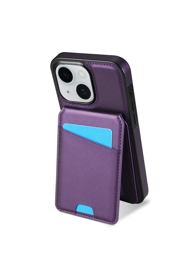 S-TOP Case For iPhone 14 Plus Skin Feel Detachable Card Bag Magsafe Phone Case - Image 4