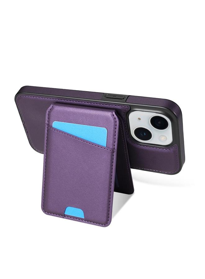 S-TOP Case For iPhone 14 Plus Skin Feel Detachable Card Bag Magsafe Phone Case - Image 5