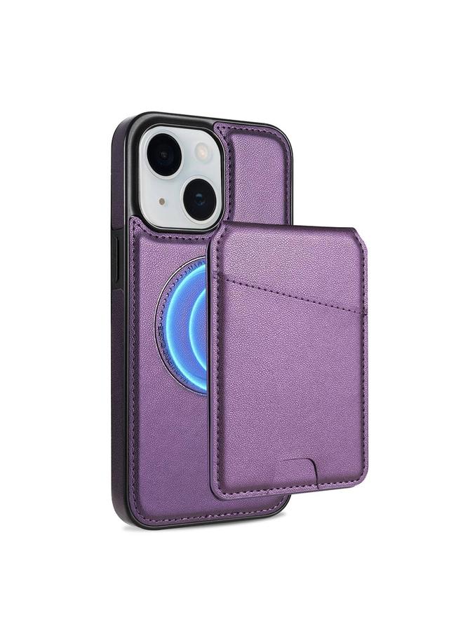 S-TOP Case For iPhone 14 Plus Skin Feel Detachable Card Bag Magsafe Phone Case - Image 1