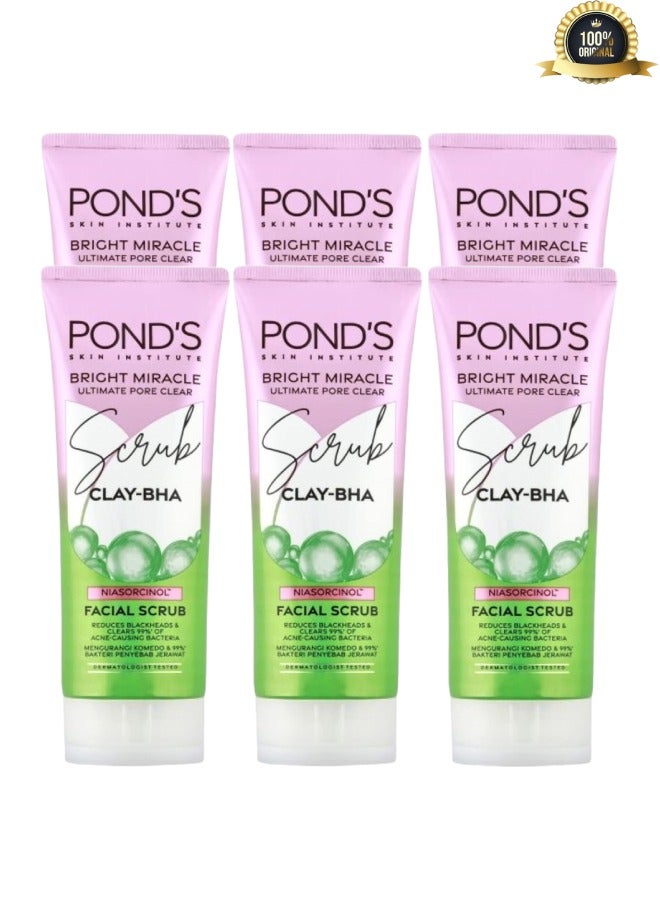 بوندز 6 قطع مقشر الوجه برايت ميراكل ألتيميت بور كلير 100 جرام - Image 1