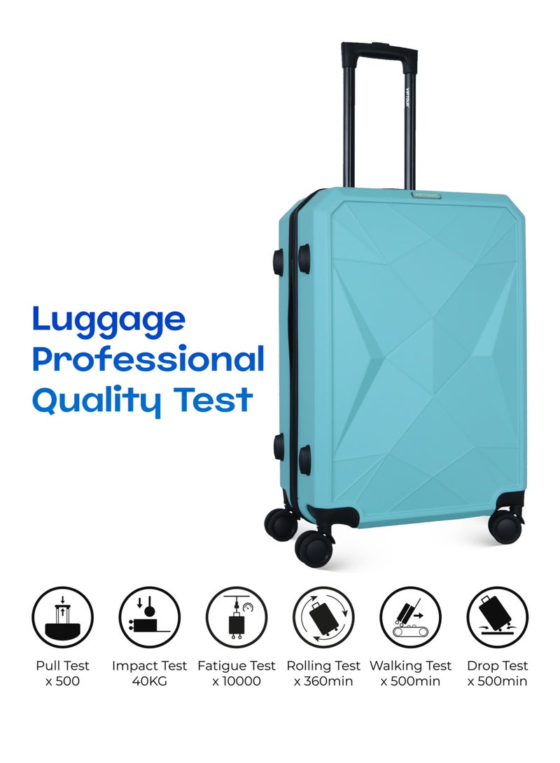 فيبتور طقم حقائب سفر 3 قطع ABS بعجلات مع نظام رقم قابل للقفل - Image 4