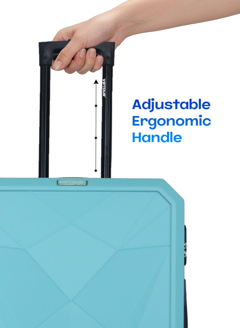 فيبتور طقم حقائب سفر 3 قطع ABS بعجلات مع نظام رقم قابل للقفل - Image 5