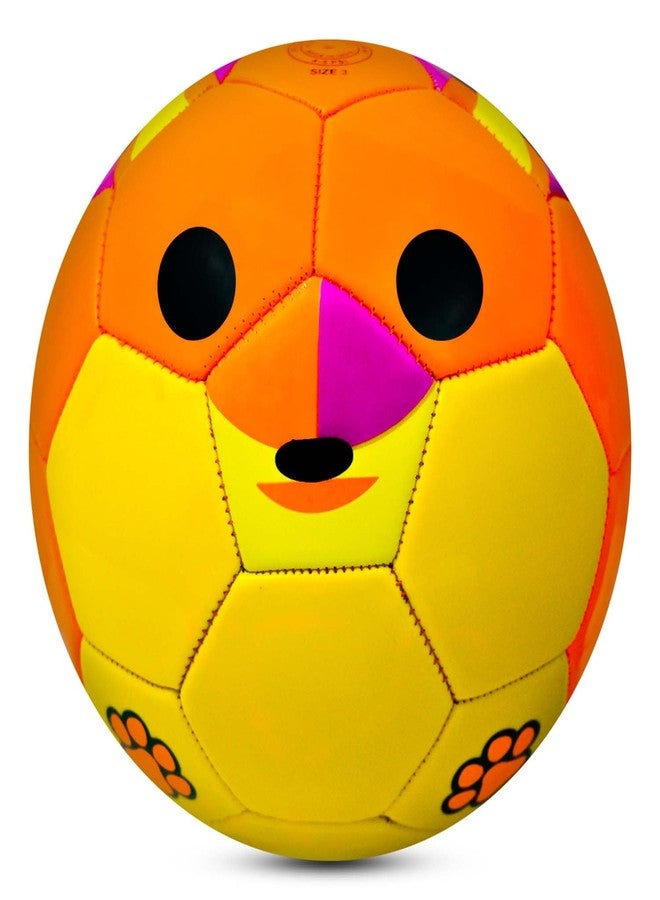 Synco Kids Football | Soft PVC Football | Kids Toy Ball for Indoor & Outdoor Gameplay | BIS Approved | Educational Ball | Size-3 (Fox, 3) - Image 1