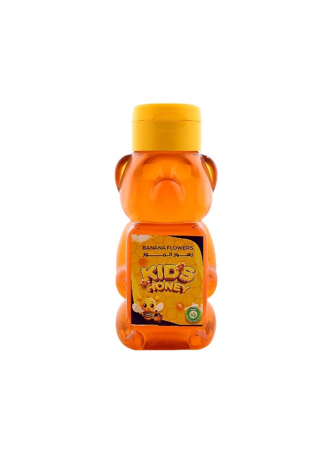 Natural Banana Flower Honey for Kids (300ml): The Gentle Digestive Friend & Throat Shield in a Fun Bear Bottle for Healthy Growth and Daily Comfort