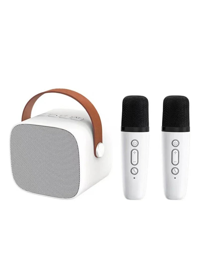 FlashHawk Portable Karaoke Speaker Kits,Mini Wireless Karaoke Speakers with 2 Pack Wireless Microphone for Home Outdoor Party  - Image 1