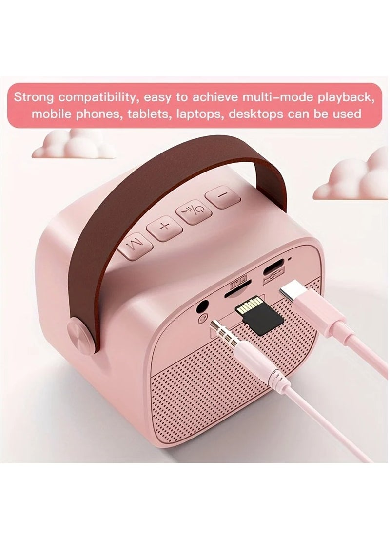 FlashHawk Portable Karaoke Speaker Kits,Mini Wireless Karaoke Speakers with 2 Pack Wireless Microphone for Home Outdoor Party  - Image 3